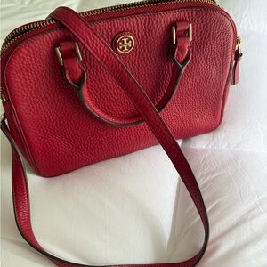 Tory Burch Red Leather Women's Bag